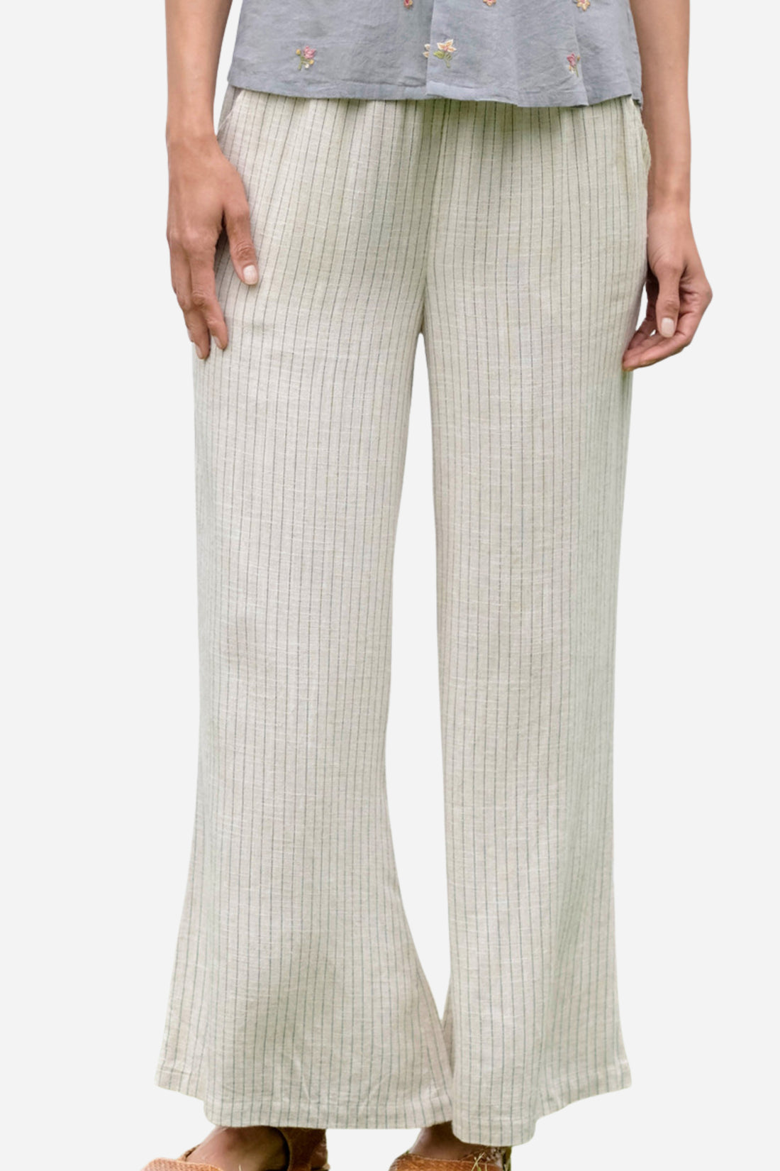Coastal Stripe Pant - Navy