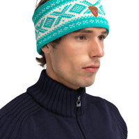 Dale of Norway - Cortina 1956 Unisex Headband - Peacock/Cream