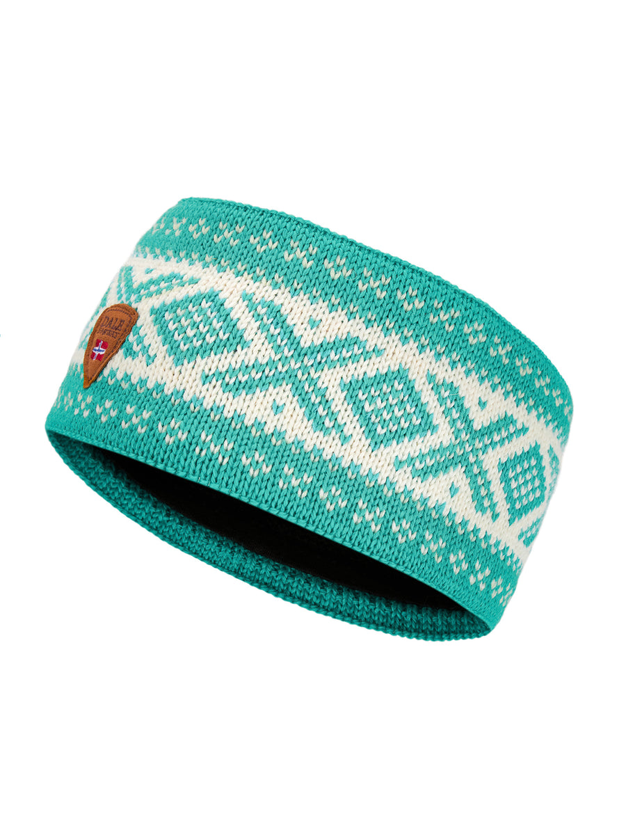 Dale of Norway - Cortina 1956 Unisex Headband - Peacock/Cream