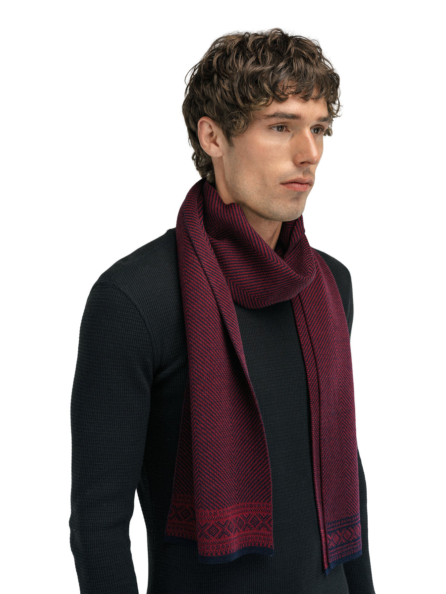 Dale of Norway - Cortina Scarf - Red Rose