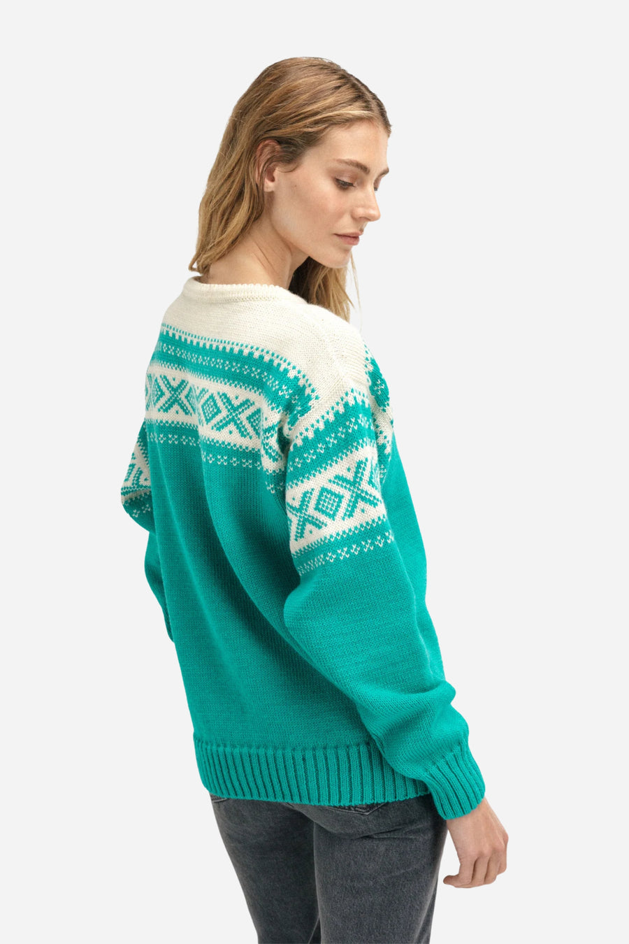 Dale of Norway - Cortina 1956 Unisex Sweater - Peacock