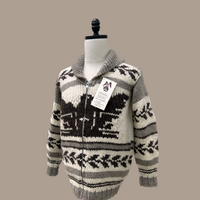 Cowichan Sweater 44" on a mannequin