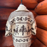 Canadian Knit Sweater - Deer - Small