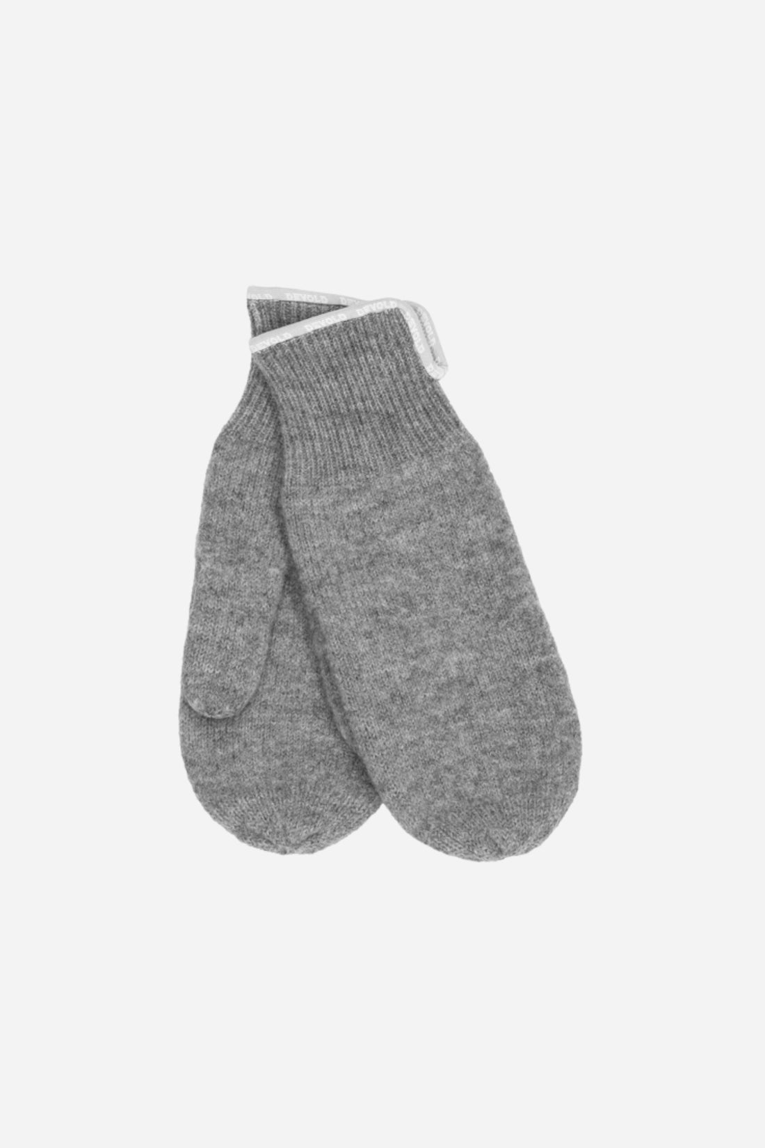 Devold - Wool Mittens - Grey