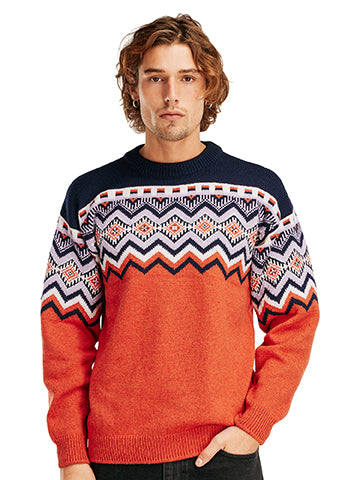 Dale of Norway - Randaberg Men's Sweater- Orange