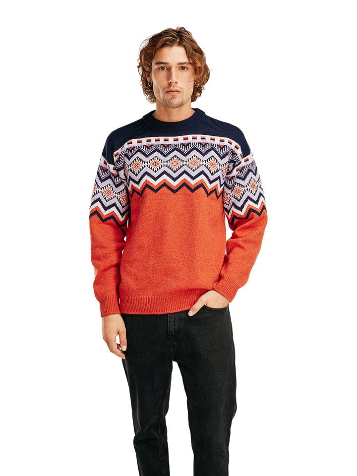 Dale of Norway - Randaberg Men's Sweater- Orange