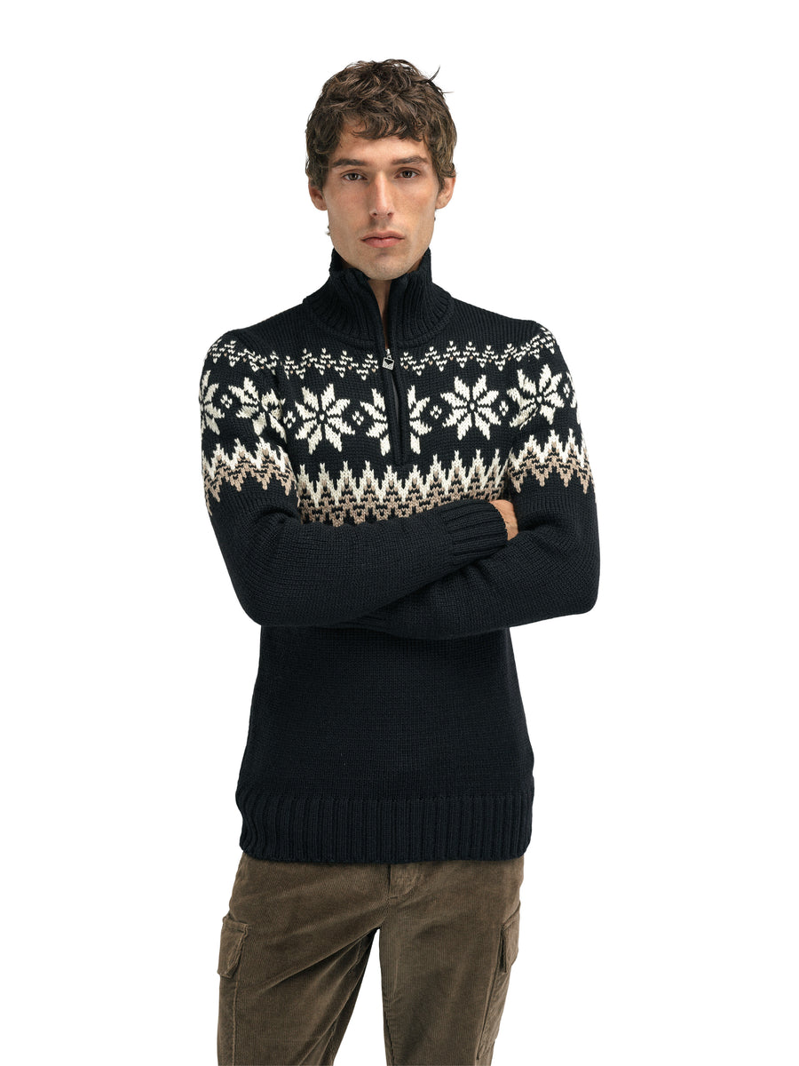 Dale of Norway - Myking Men's Sweater - Black/Brown