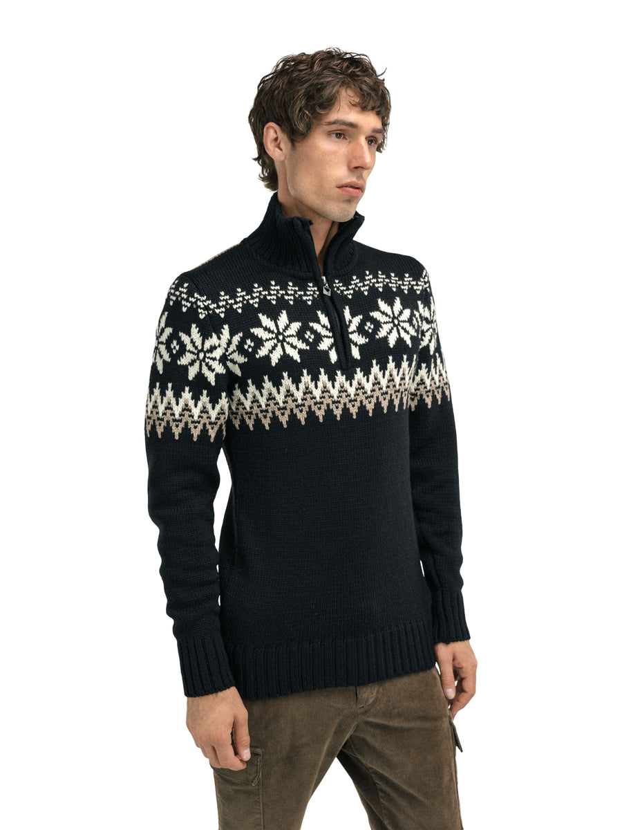 Dale of Norway - Myking Men's Sweater - Black/Brown