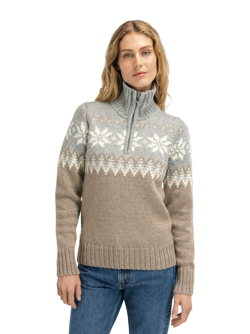 Dale of Norway - Myking Women's Sweater - Mountainstone/Lightcharcoal