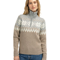 Dale of Norway - Myking Women's Sweater - Mountainstone/Lightcharcoal