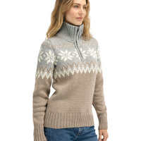 Dale of Norway - Myking Women's Sweater - Mountainstone/Lightcharcoal