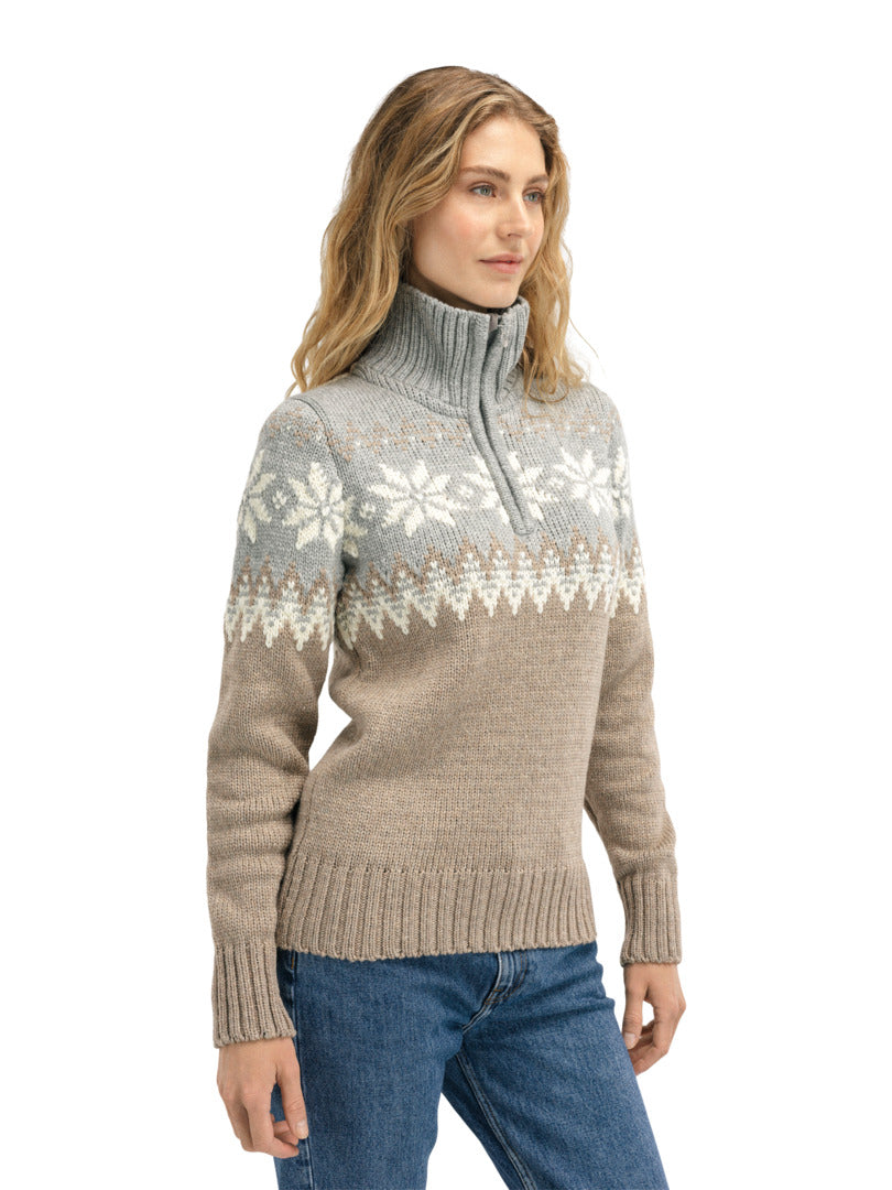 Dale of Norway - Myking Women's Sweater - Mountainstone/Lightcharcoal