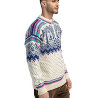 Dale of Norway - VM Trondheim Men's Sweater - Off-White/Indigo