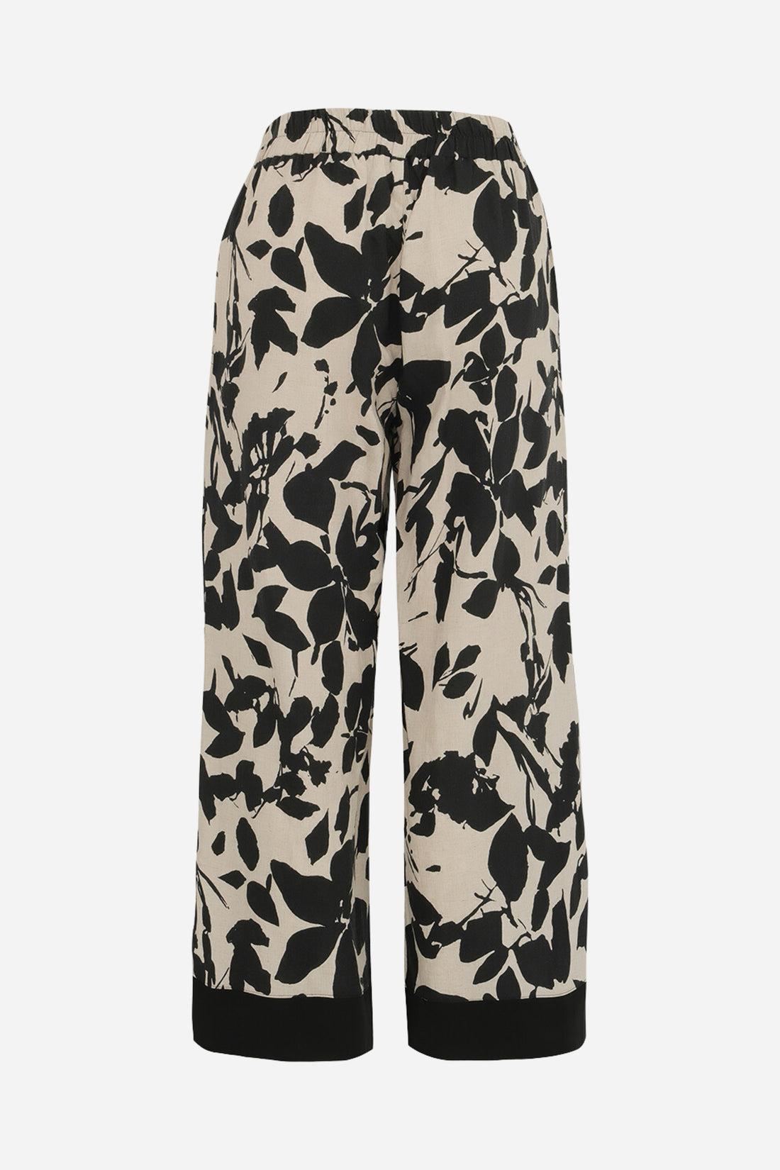 Dolcezza - Linen Trousers - Black & Tan