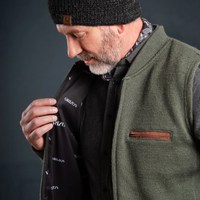 Orizon - El Nino Unisex Wool Vest - Green