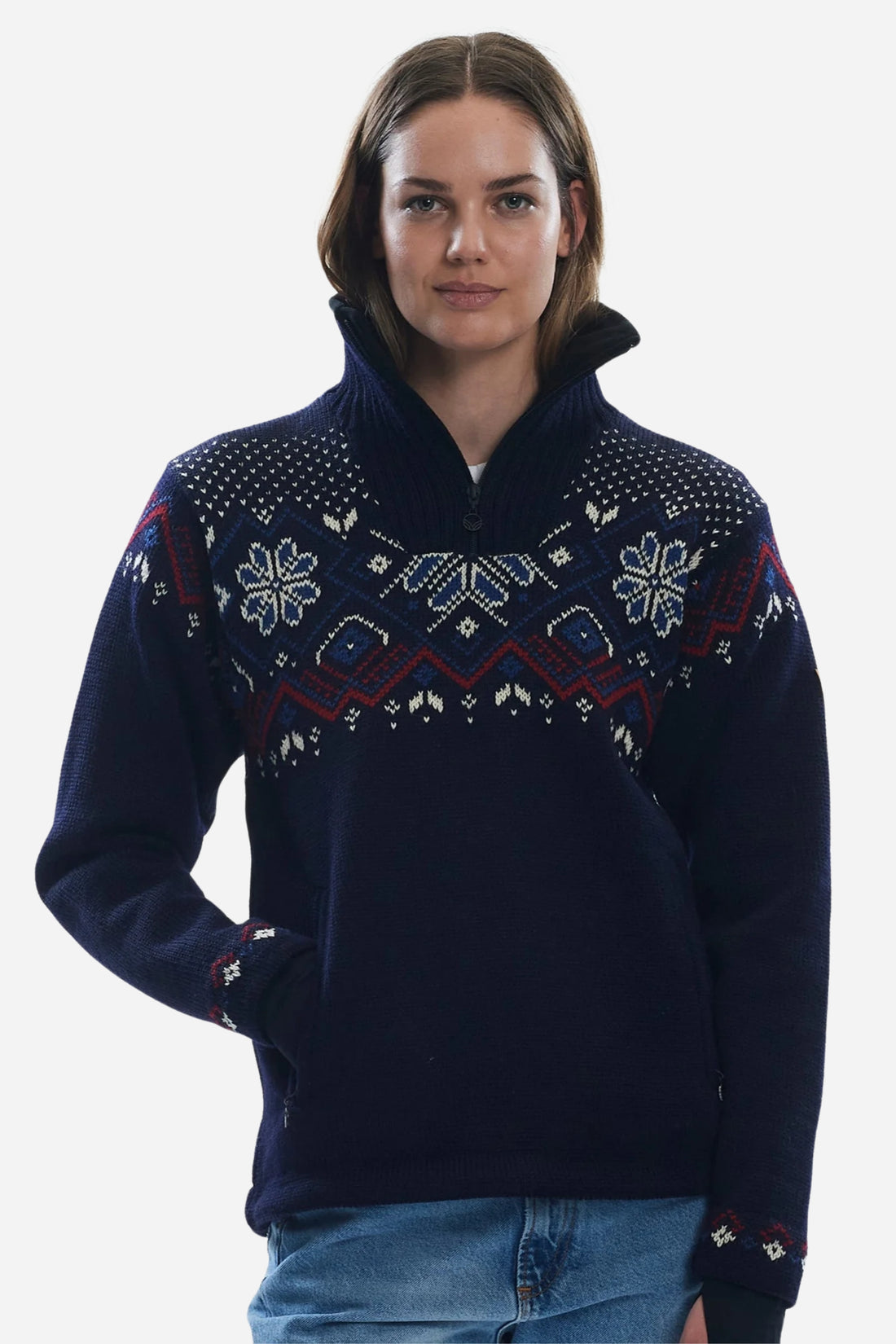 Dale of Norway - Fongen Weather Proof Women's Sweater - Navy