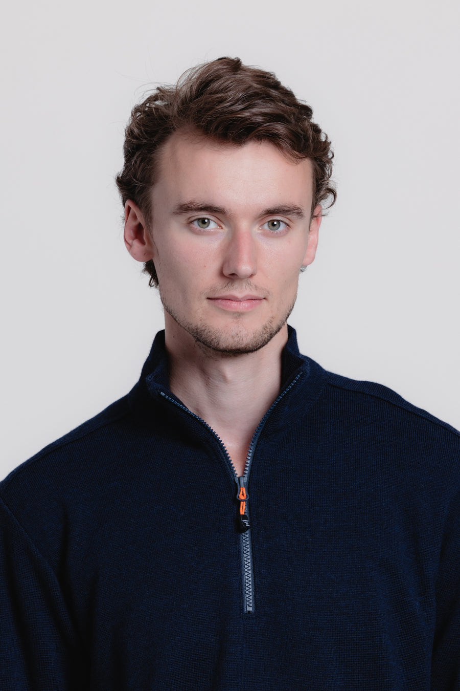 Ivanhoe - Hadar Half Zip - Navy