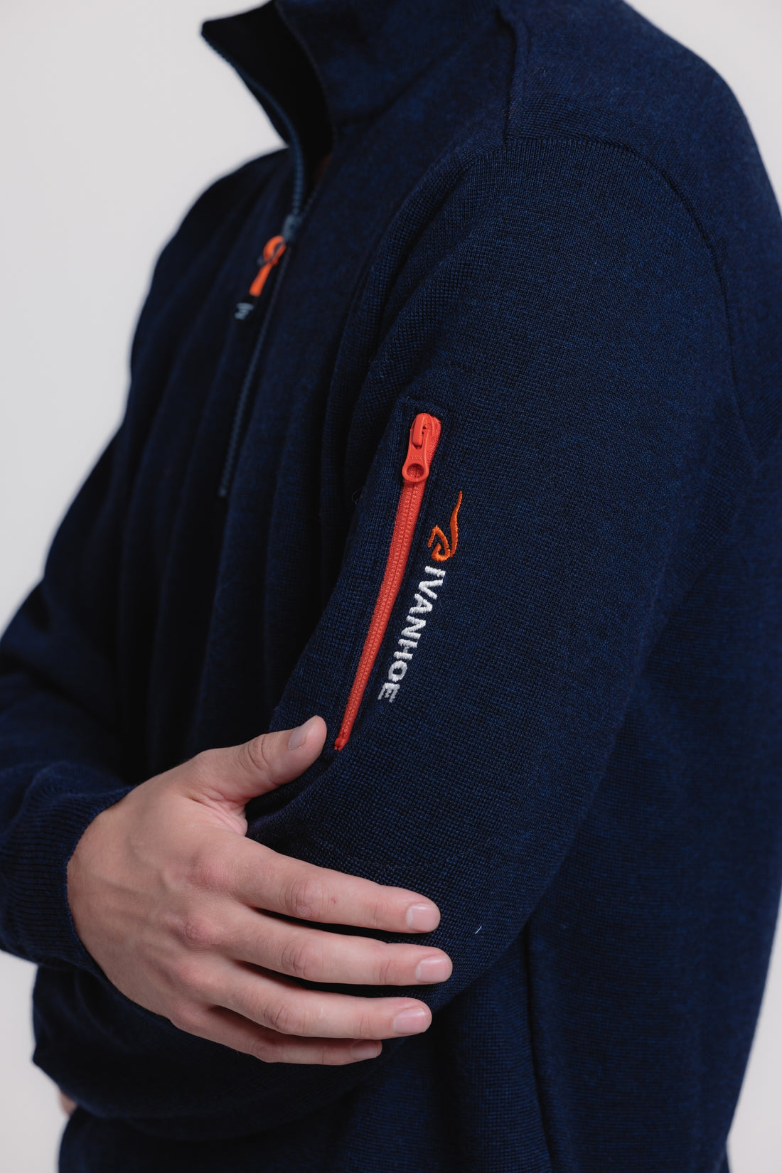 Ivanhoe - Hadar Half Zip - Navy