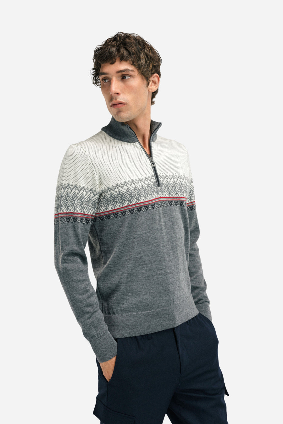Dale of Norway - Hovden Men's Sweater - Smoke