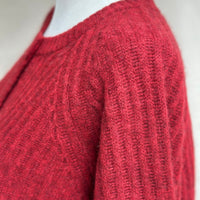 Zaha Yak Cardigan - Dark Red