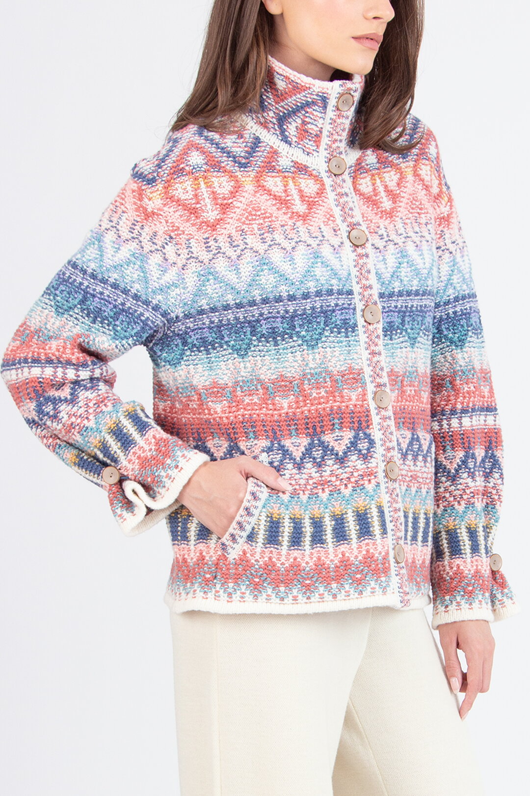IVKO - Rollneck Jacket - Off-White