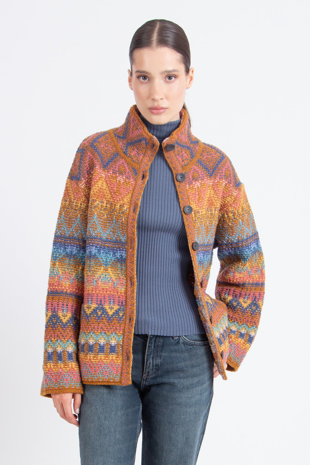 IVKO - Rollneck Jacket - Almond