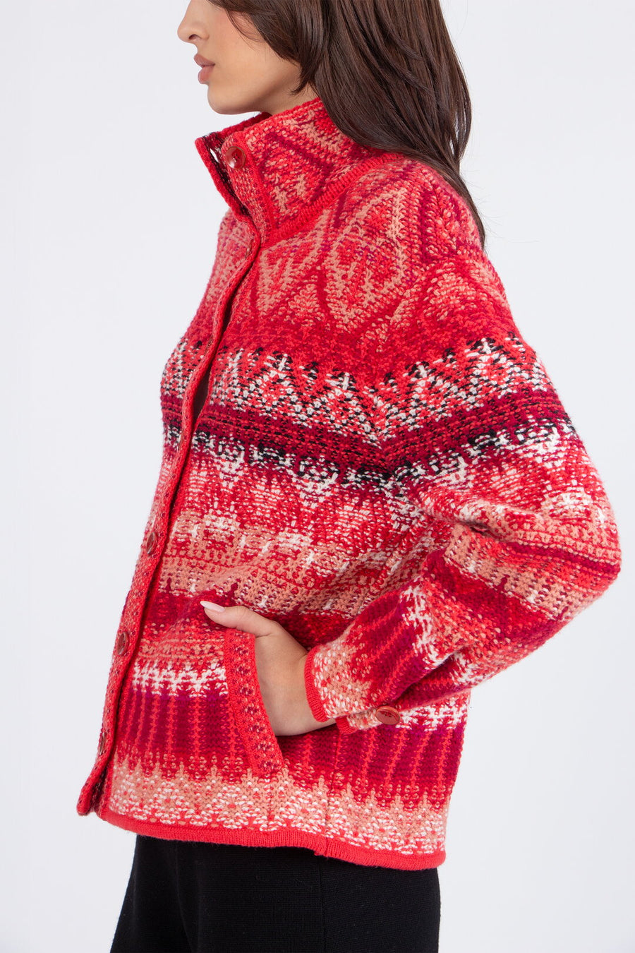 IVKO - Rollneck Jacket - Coral