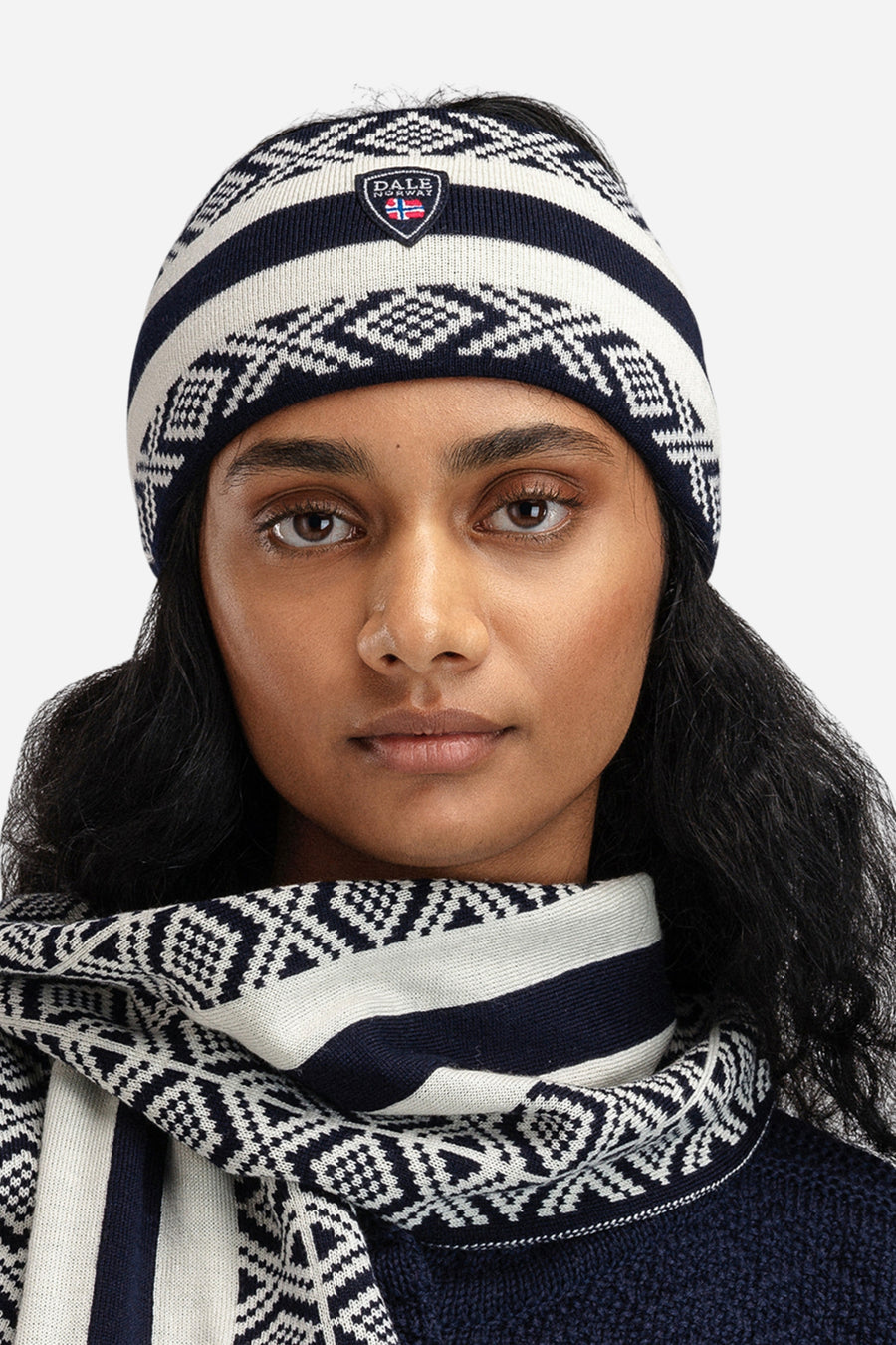 Dale of Norway - Kvitegga Headband - Navy