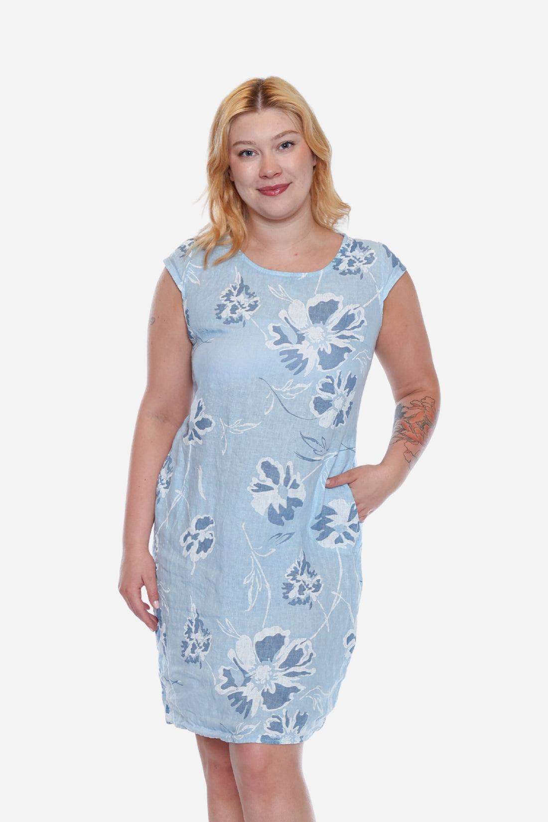 Bella Dress - Blue