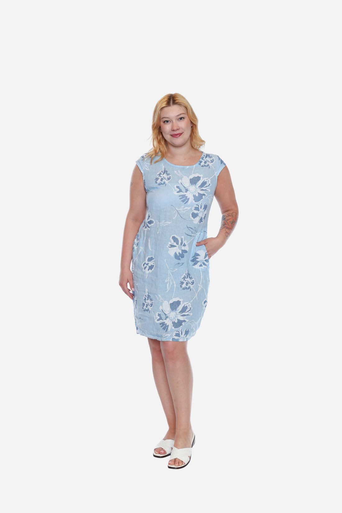 Bella Dress - Blue