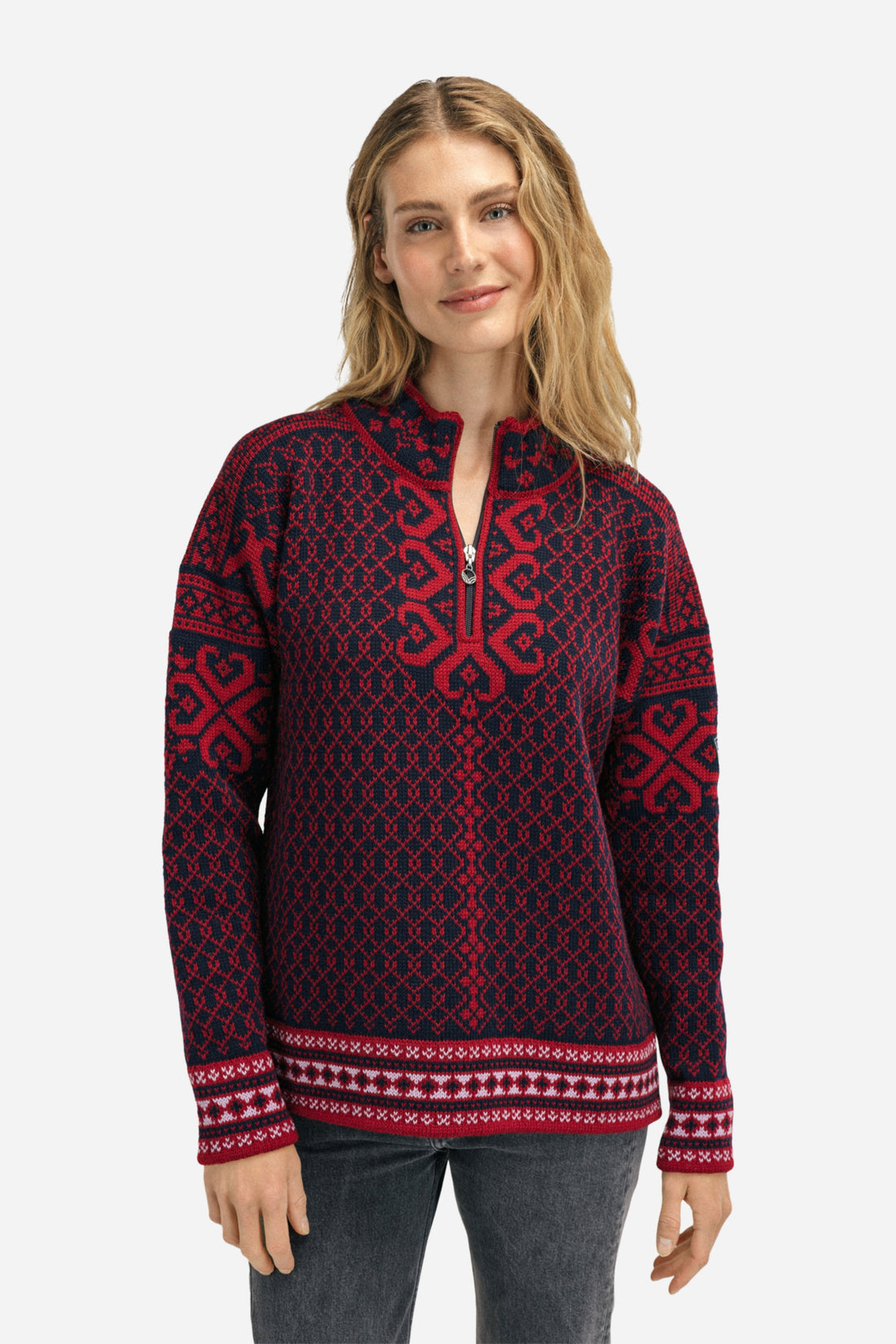 Dale of Norway - Leknes Women's Sweater - Redrose