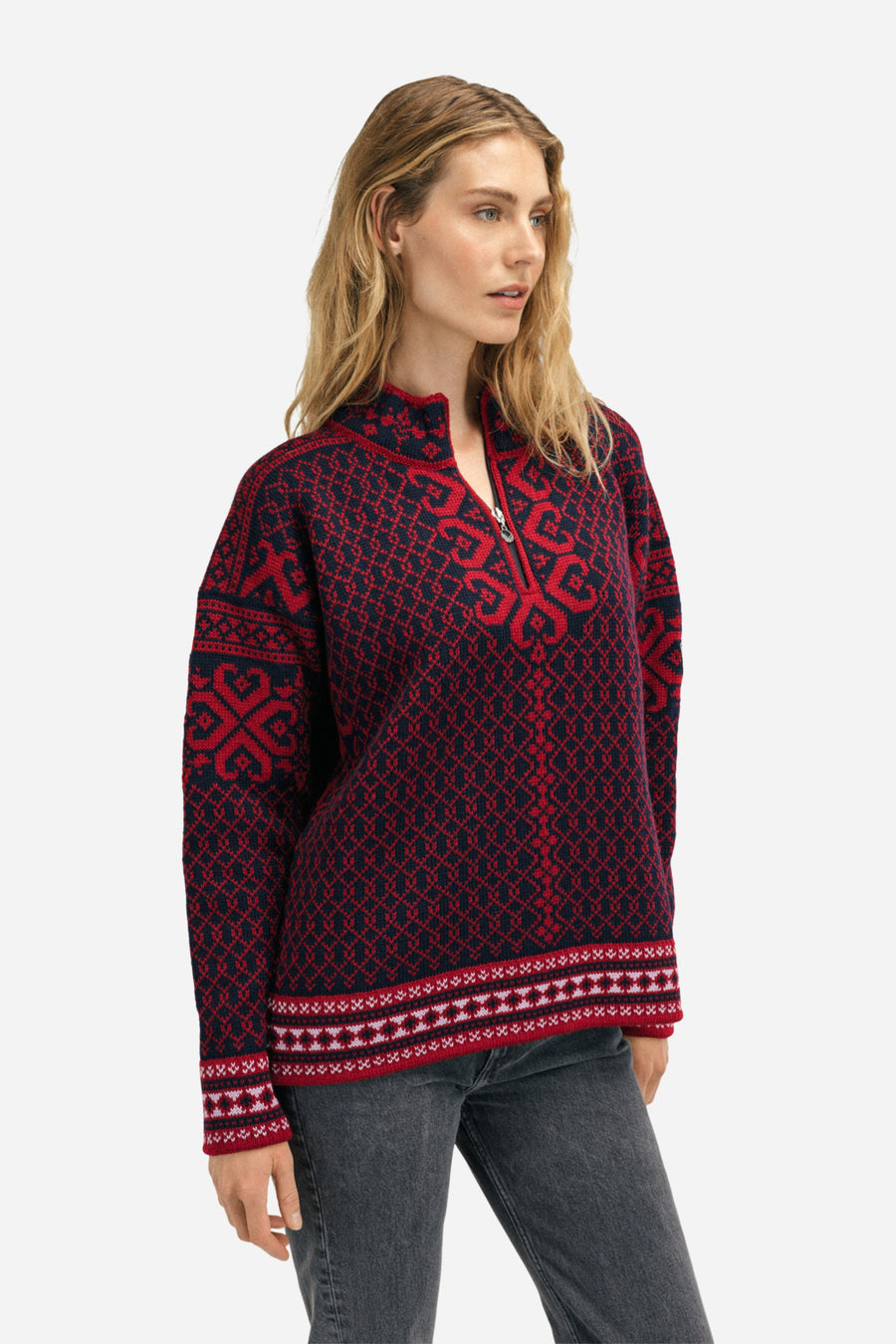 Dale of Norway - Leknes Women's Sweater - Redrose