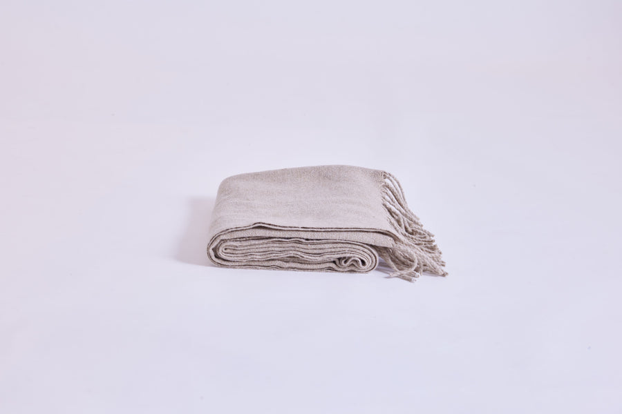 Mistri by Reve - Blended Throw - Taupe