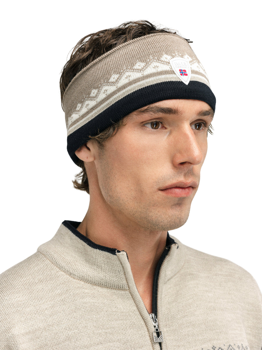 Dale of Norway - Moritz Unisex Headband - Mountainstone/Off-White