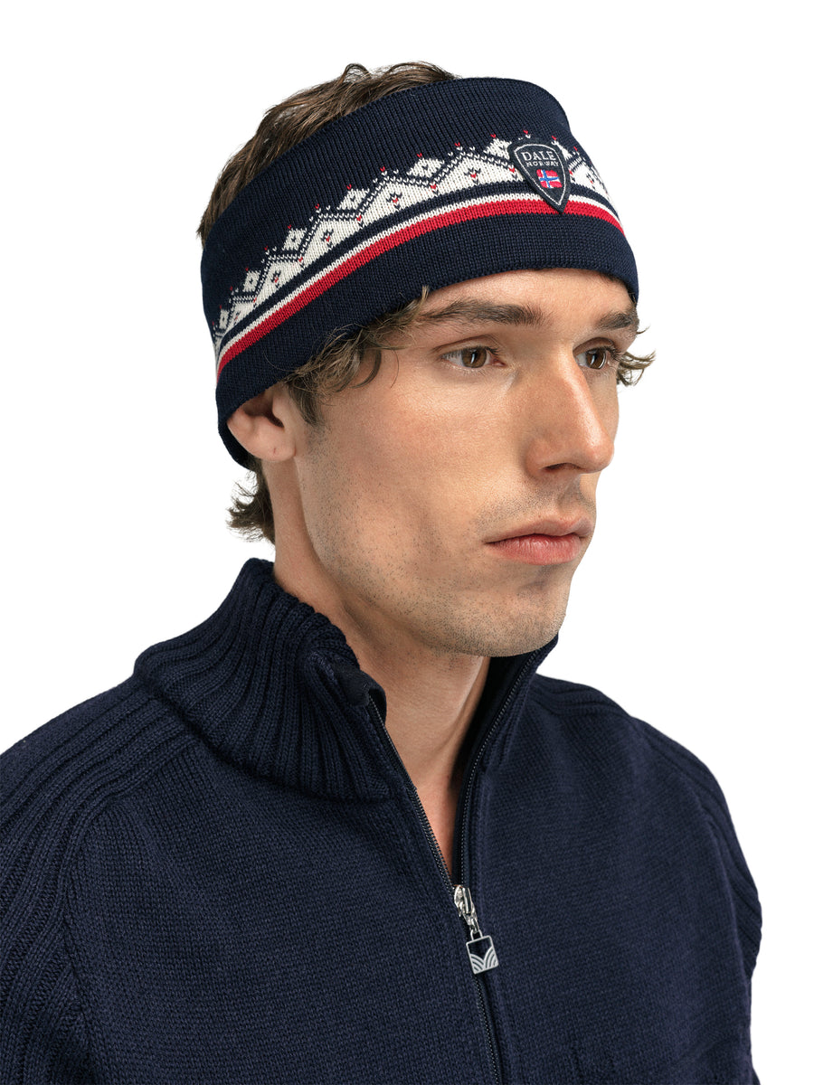 Dale of Norway - Moritz Unisex Headband - Navy/Raspberry