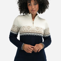 Dale of Norway - Moritz Women's Sweater - Navy & Beige