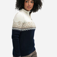 Dale of Norway - Moritz Women's Sweater - Navy & Beige