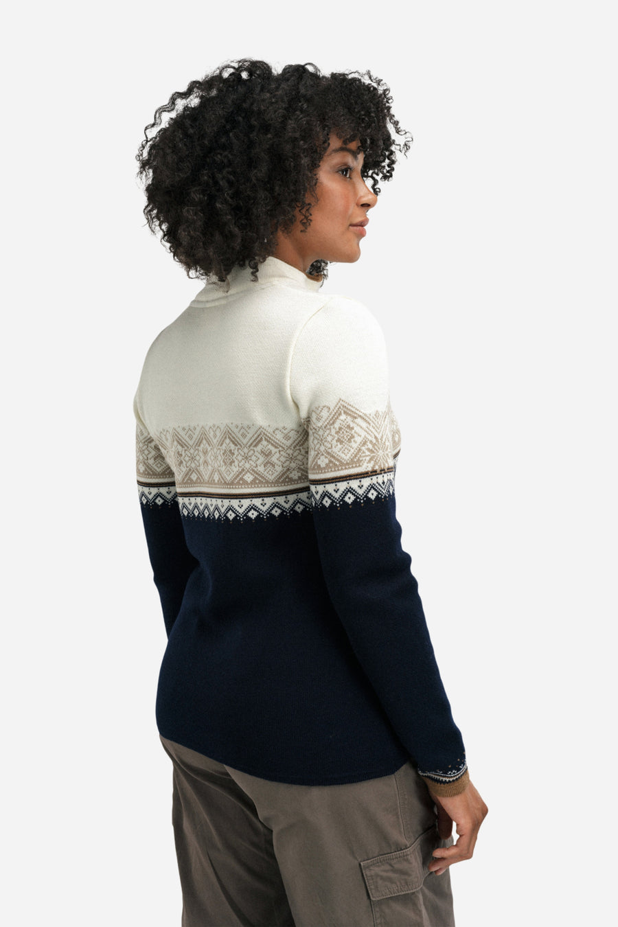 Dale of Norway - Moritz Women's Sweater - Navy & Beige