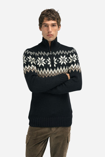 Dale of Norway - Myking Men's Sweater - Black & Brown