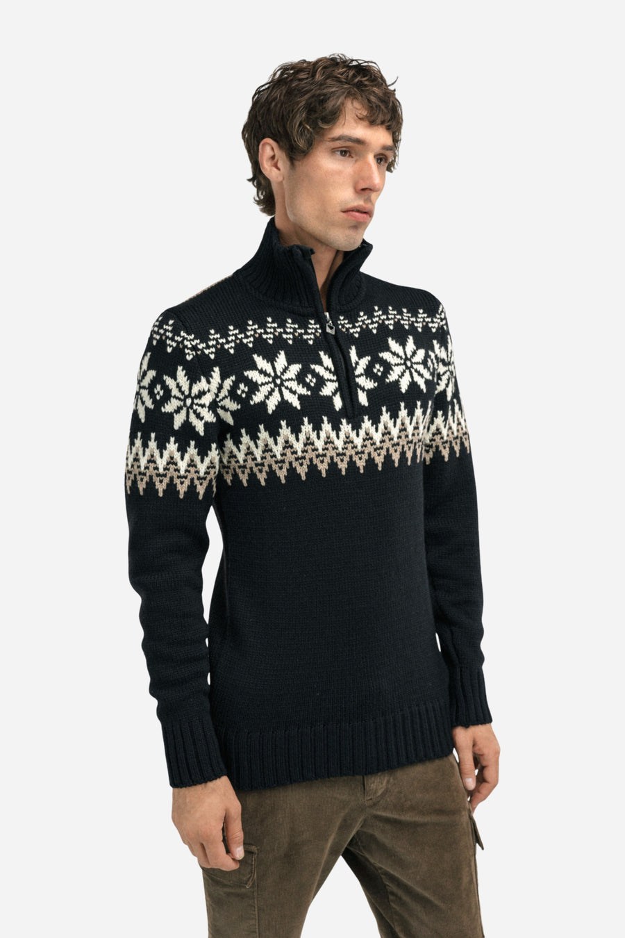 Dale of Norway - Myking Men's Sweater - Black & Brown