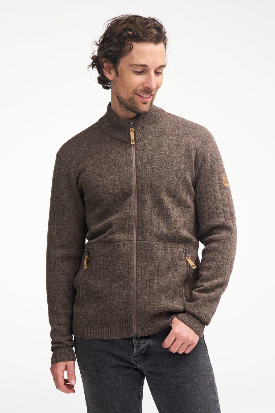Ivanhoe - NLS Mire Full Zip - Nutmeg