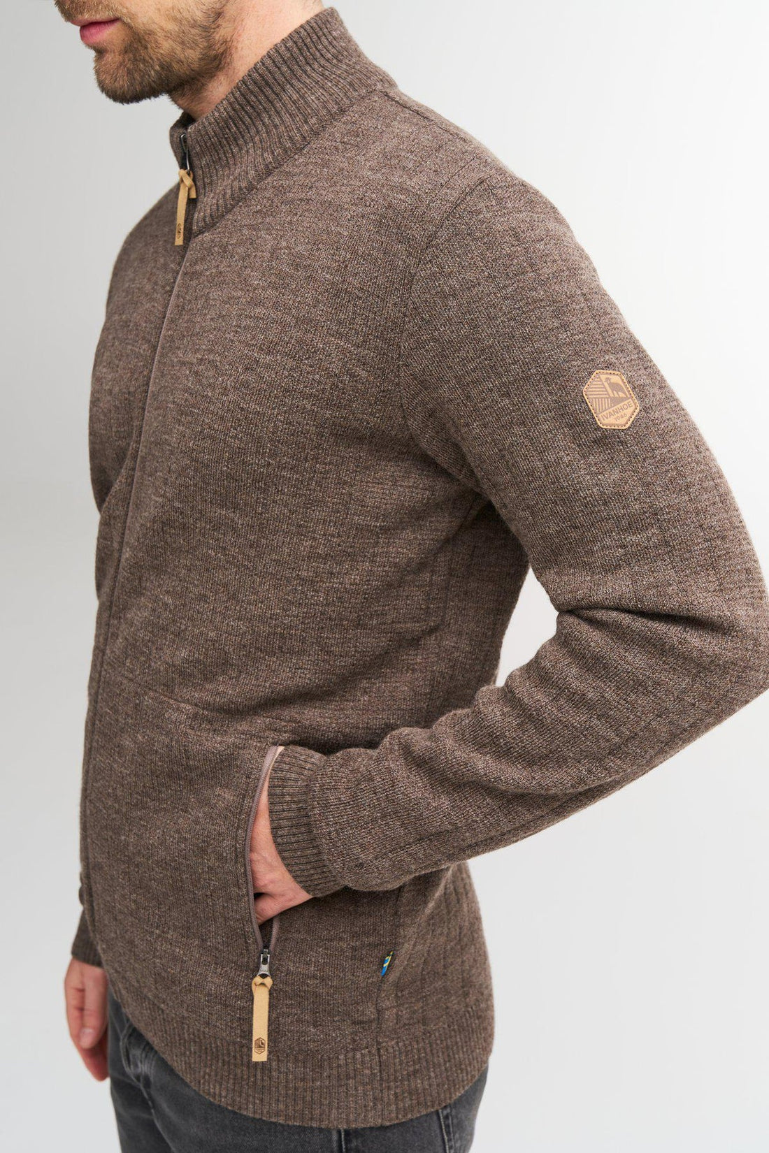 Ivanhoe - NLS Mire Full Zip - Nutmeg