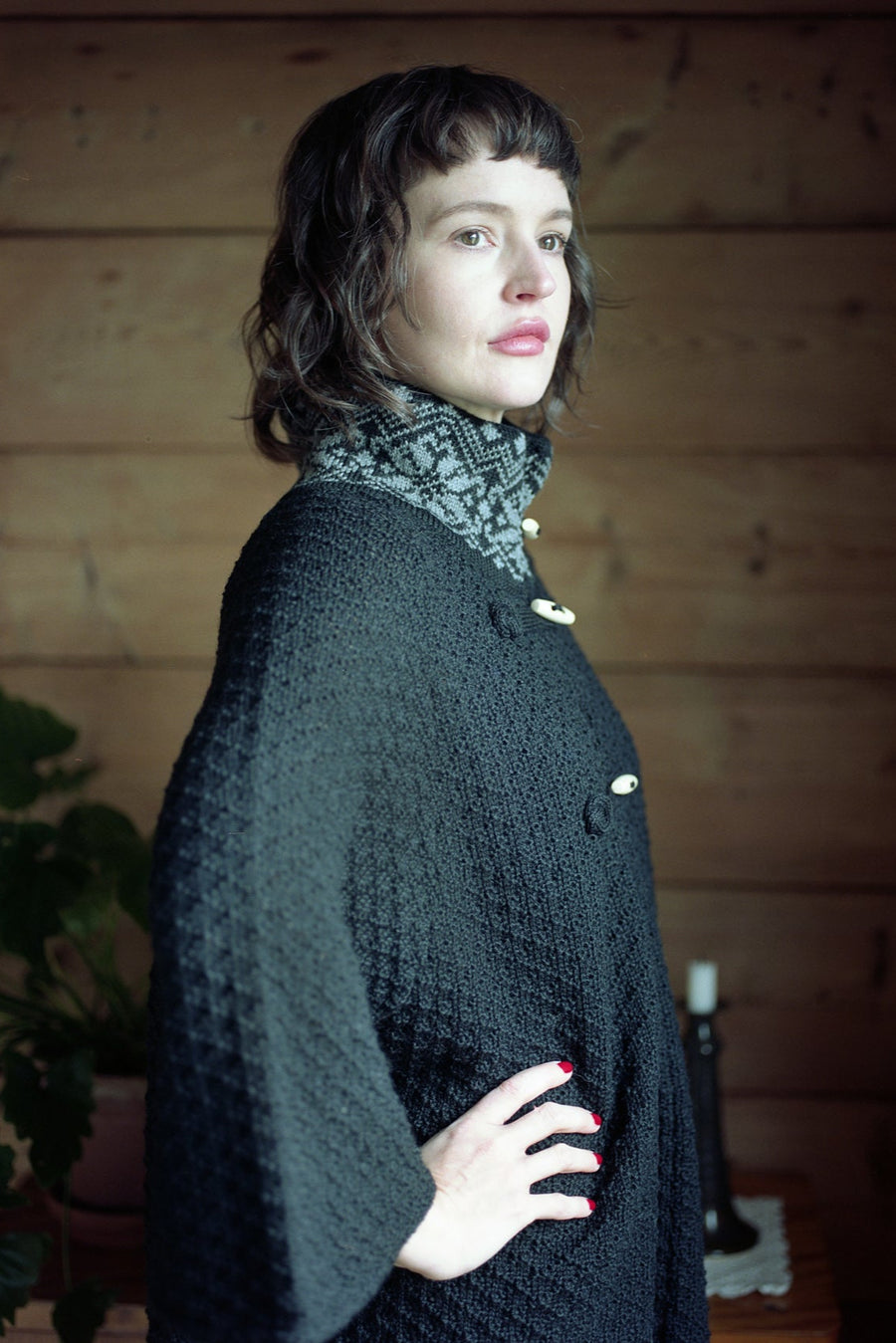 Norlender - Birgit Poncho - Black