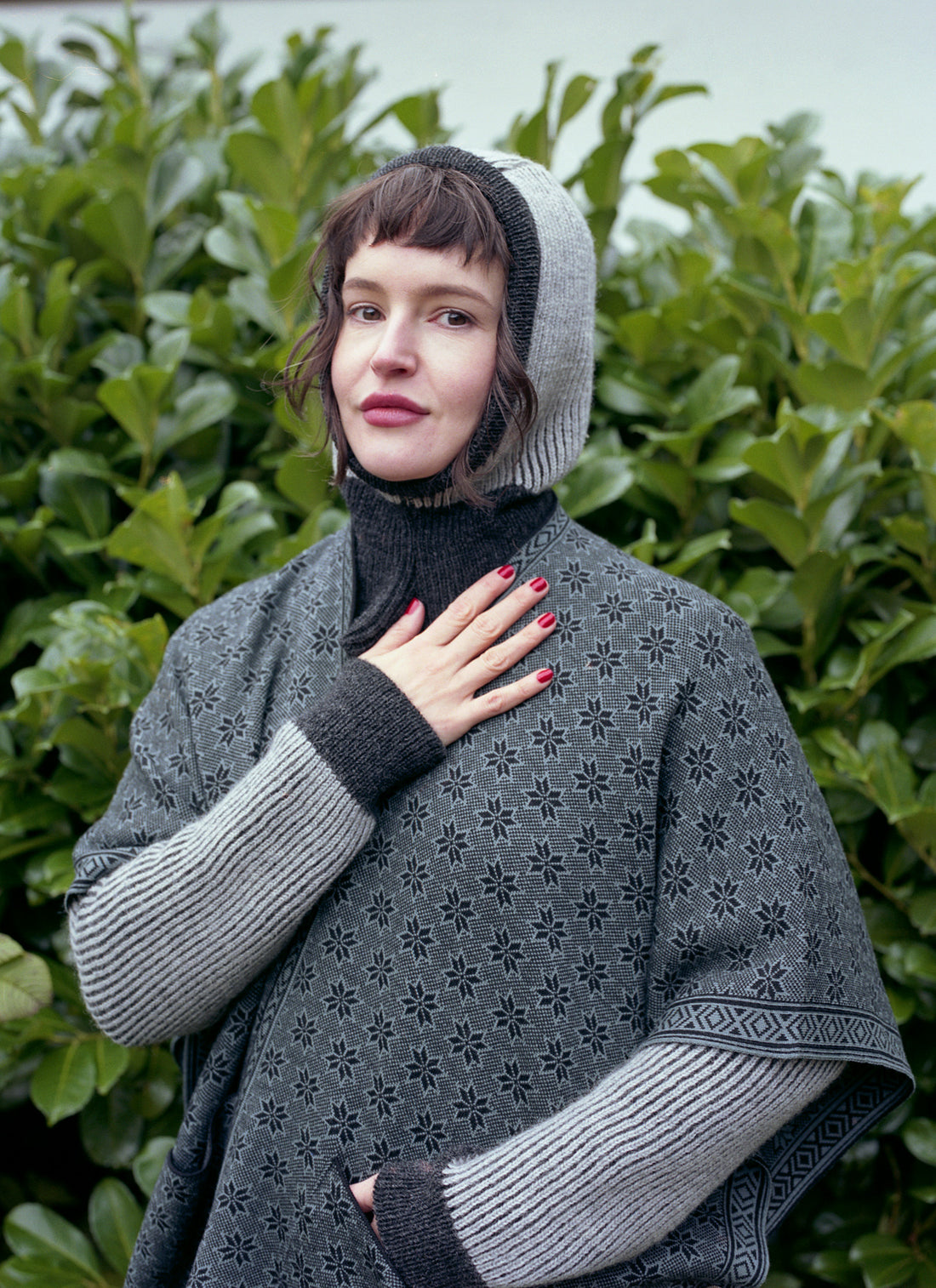 Norlender - Johanna Poncho - Black