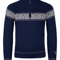 Norlender Jotunheimen Sweater Navy on a white background