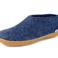 Glerups Unisex Shoe - Rubber Sole - Denim