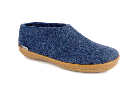 Glerups Unisex Shoe - Rubber Sole - Denim