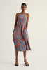 Porthmeor Wave Dress - Red Hot Poker Dusk