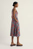 Porthmeor Wave Dress - Red Hot Poker Dusk