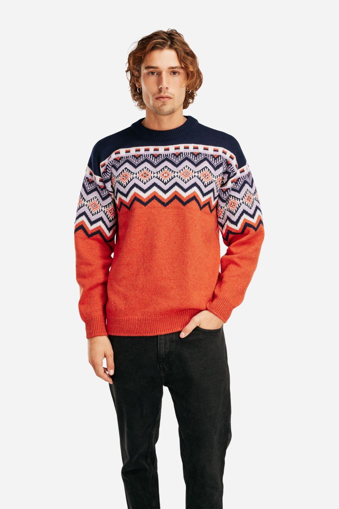 Dale of Norway - Randaberg Men's Sweater - Orange